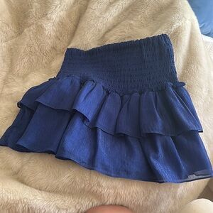 Shimmery Royal Blue Skirt